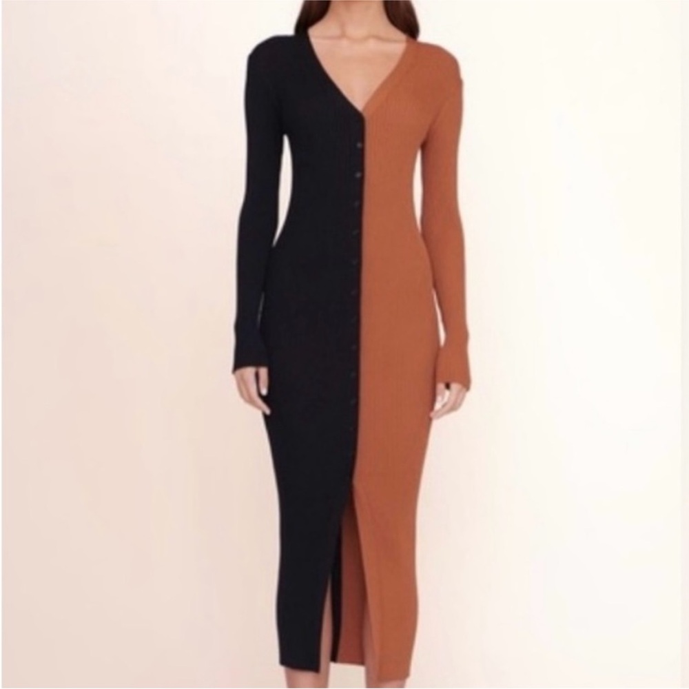 Staud Shuko Colorblock dress